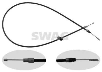 10 92 6468 SWAG Трос, стояночная тормозная система